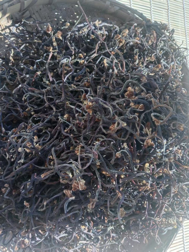 云南农家晾晒纯野生蕨菜干，