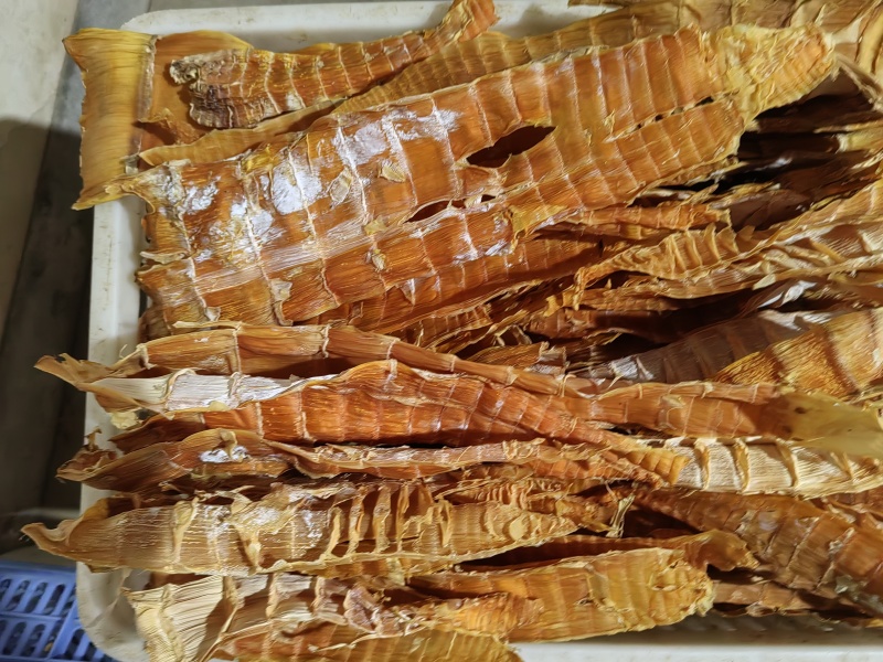 毛竹嫩笋干，玉兰片，无盐无硫，柴火烘干笋干。