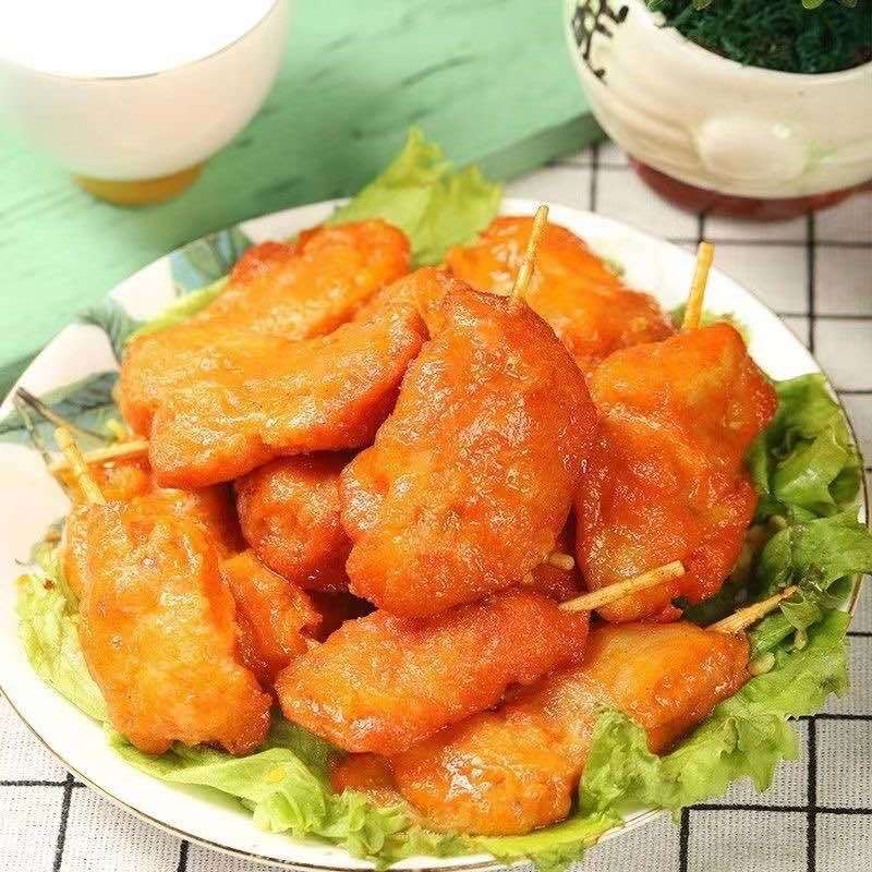 牙签肉半成品空气炸锅食材炸货家庭装奥尔良风味