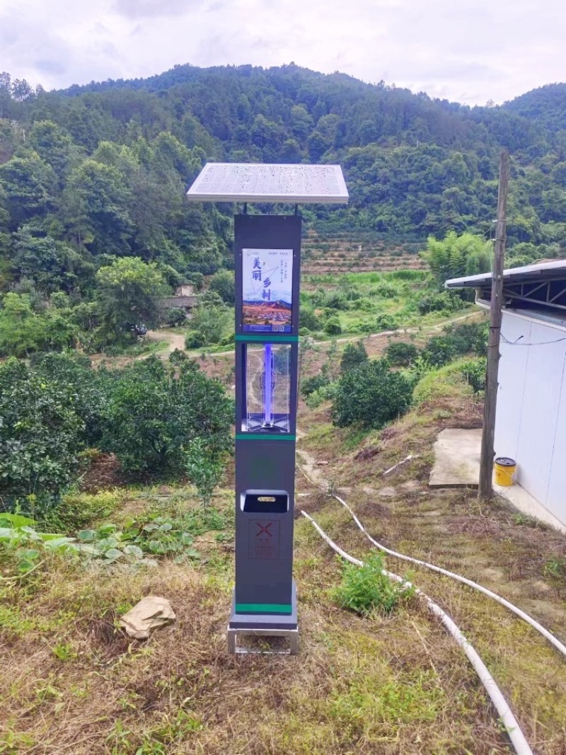 太阳能景观风吸式杀虫灯公园小区农田果蔬