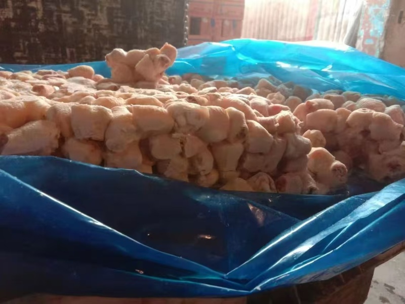 爪骨有33吨，加工厂可用