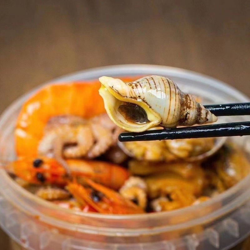 捞汁海鲜桶全家福海鲜捞汁小海鲜即食海鲜全家福