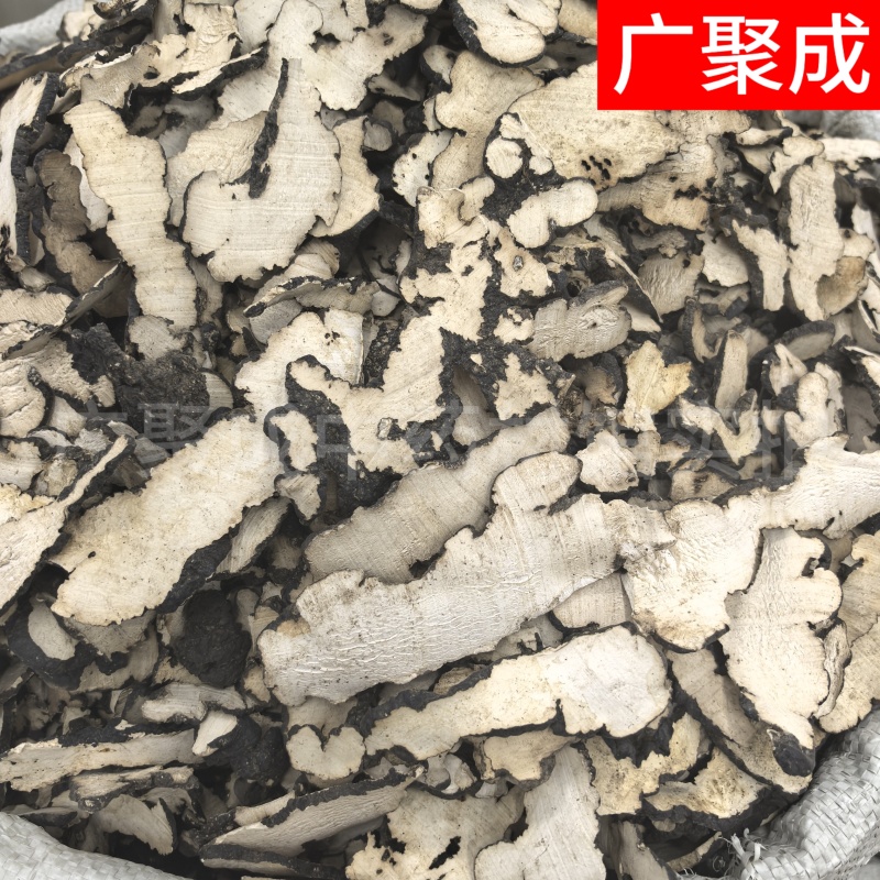 【实拍】陕西商洛优质高含量猪苓净货猪苓片朱苓猪屎苓