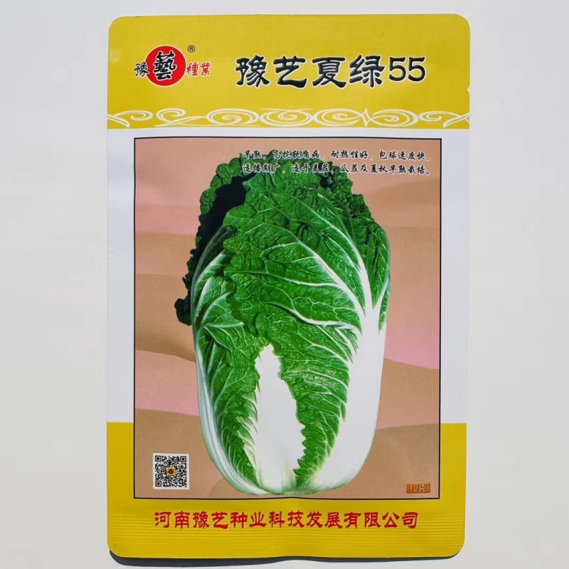 早熟耐热白菜种孑豫艺夏绿55大白菜种子夏秋季蔬菜
