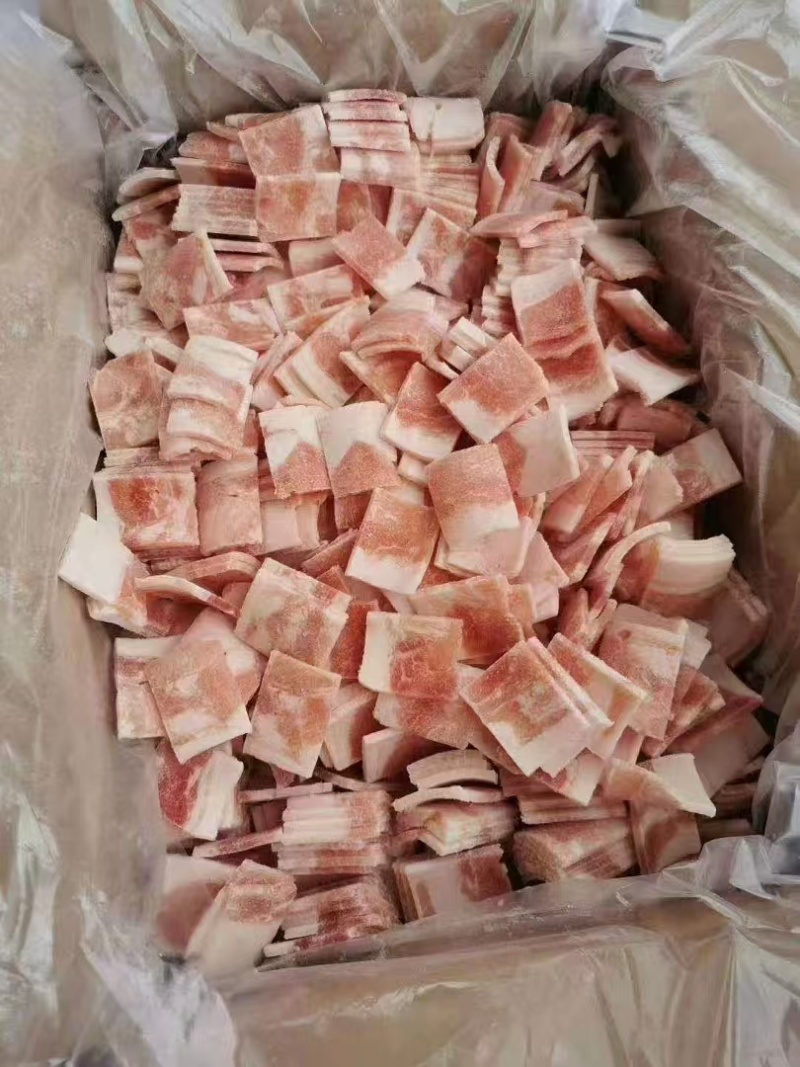 五花肉丝块片，一件20斤，130一件