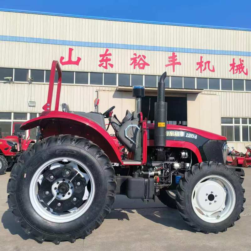 120马力拖拉机耕地机施肥播种犁地大桥大泵