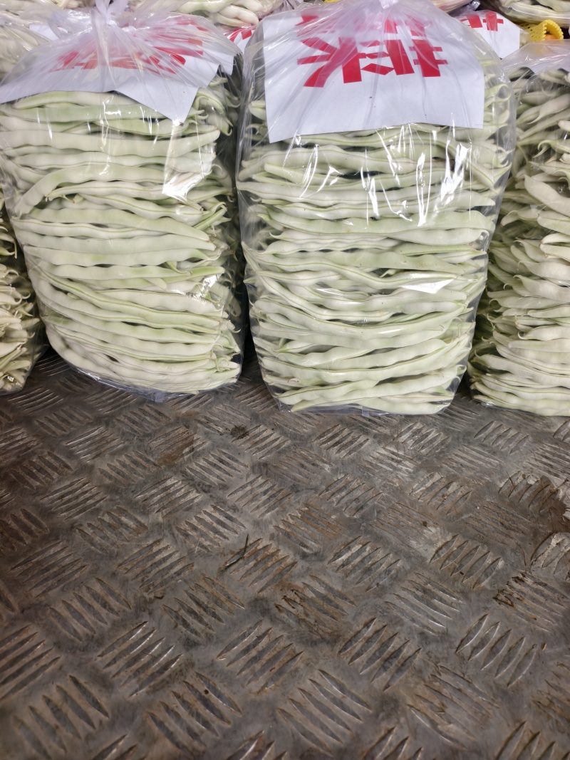 河南白不老豆角白芸豆大量上市中可视频看货