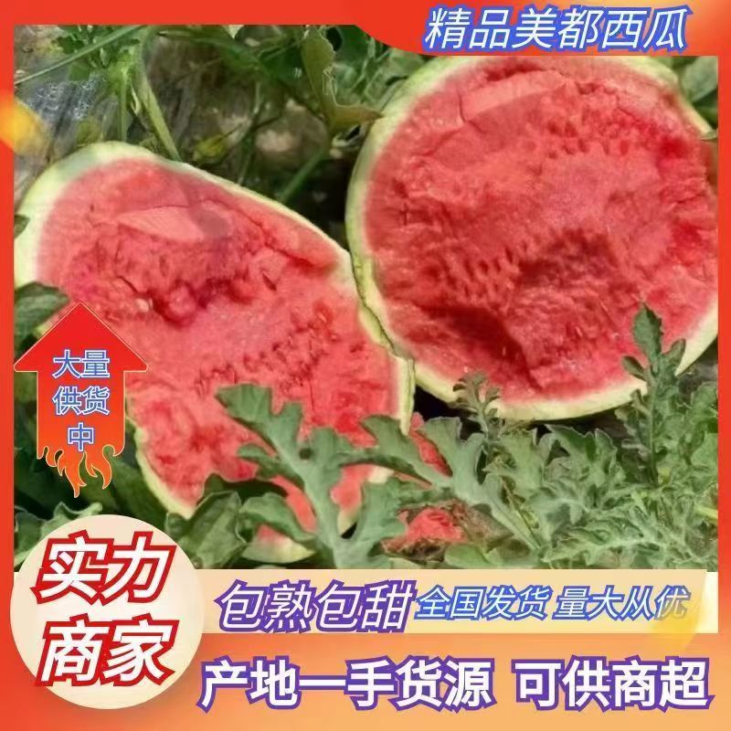 精品美都，西瓜大量上市，口感好，皮薄，货源充足。