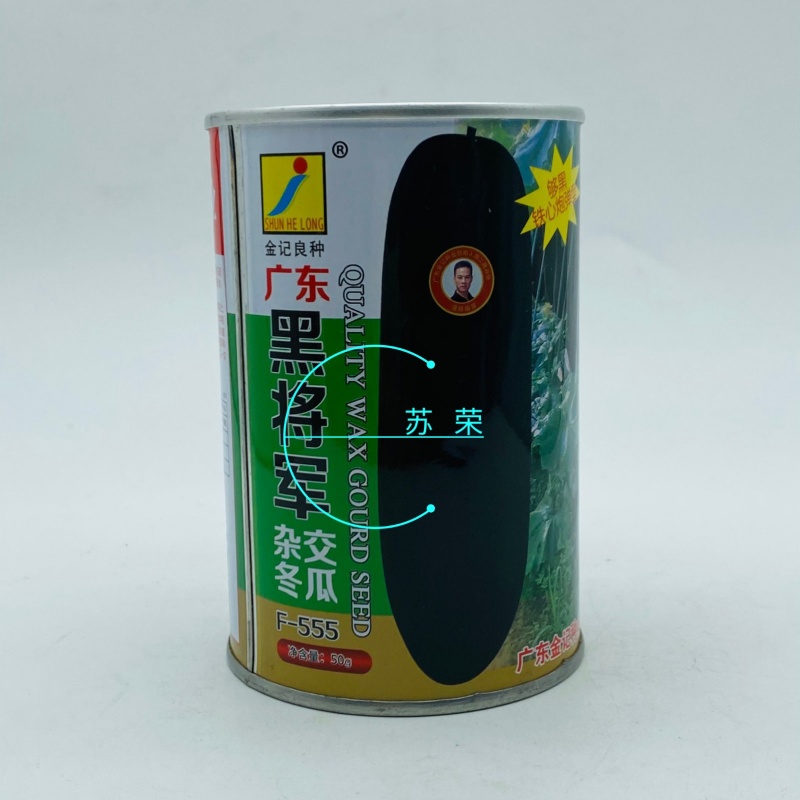 广东黑将军杂交黑皮冬瓜种子特大实心炮弹型巨型高产春夏秋季