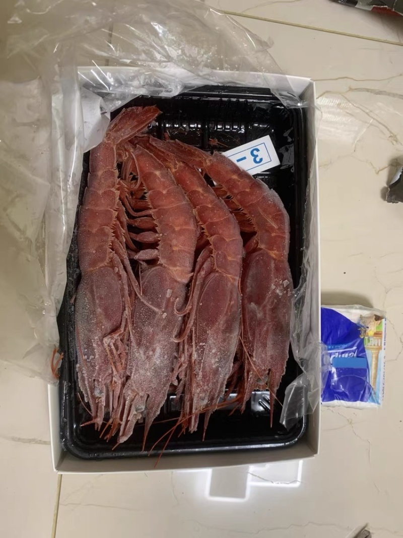 红魔虾特大甜虾刺身日料一手货源厂家批发