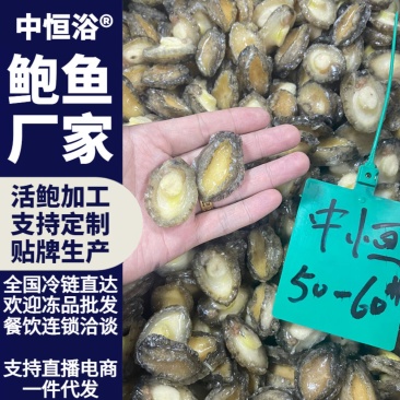 鲍鱼肉50-60头1斤纯肉【鲍鱼工厂】酒店餐厅冻品批发