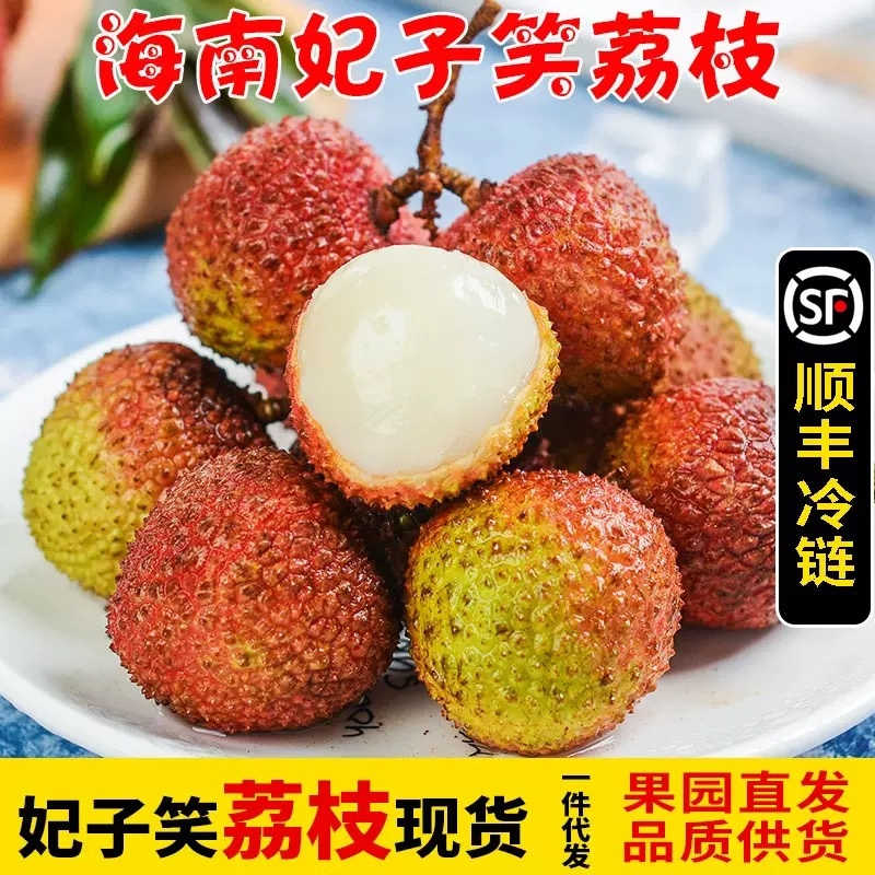 海南妃子笑荔枝空运直发一件代发