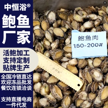 鲍鱼肉150-200头新鲜速冻鲍鱼肉海鲜水产冻品商用批发