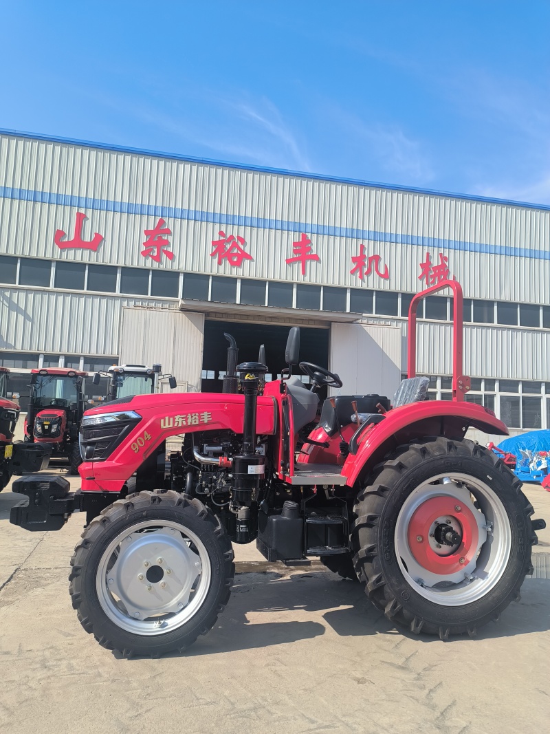 拖拉机生产厂家农用山拖904马力四缸柴油四驱轮式拖拉机