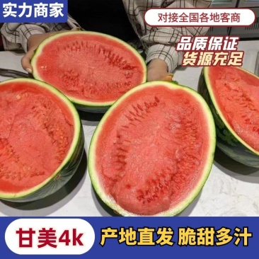 甘美4k西瓜盐城东台西瓜基地直发按需包装量大优惠