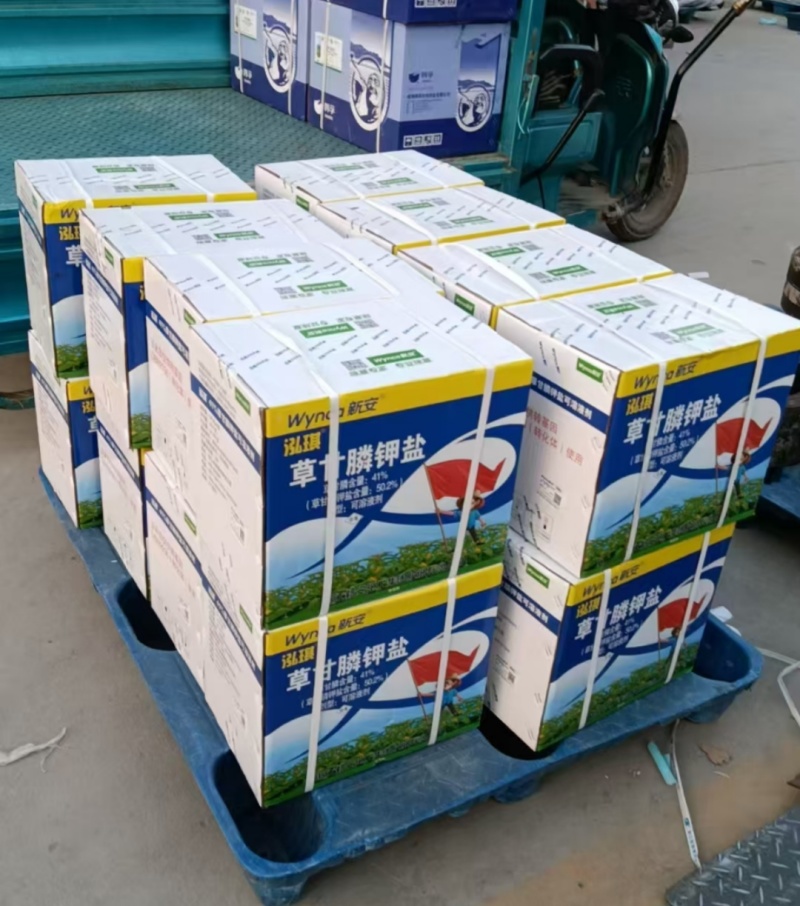 泓琪50%草甘膦钾盐除草剂烂根除杂草荒地茶叶地除草剂农药
