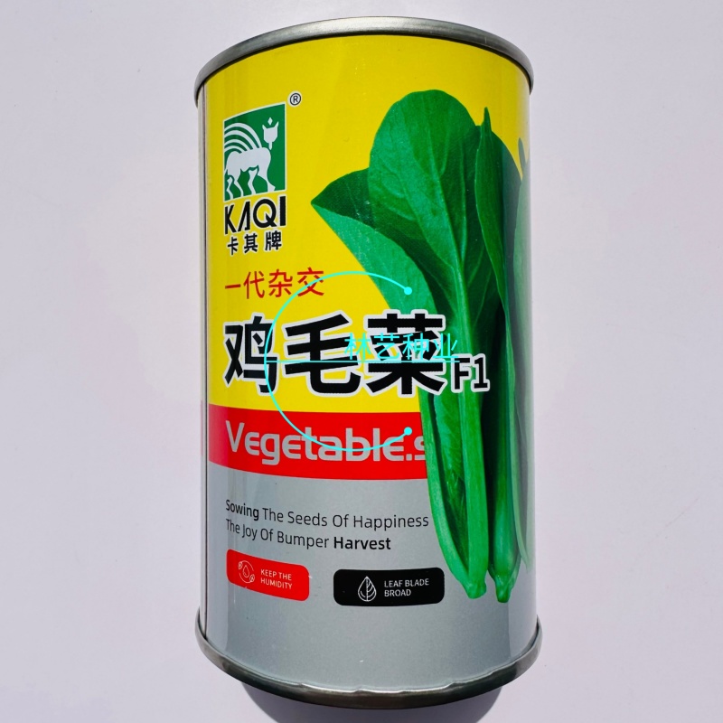 卡其牌鸡毛菜种子早熟耐热耐湿青菜种子口感甜糯生长