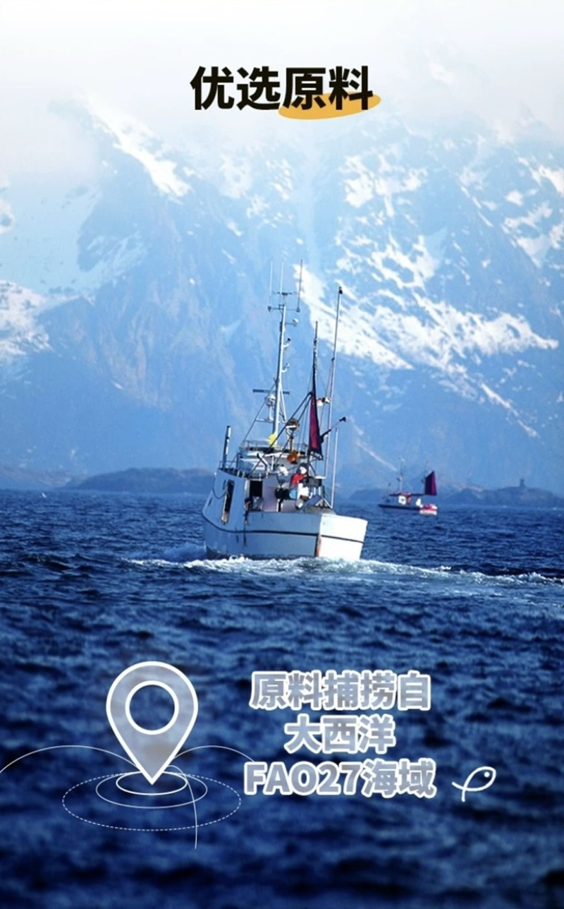 99元抢1500g【大黄鲜森】狭鳕鱼鱼柳