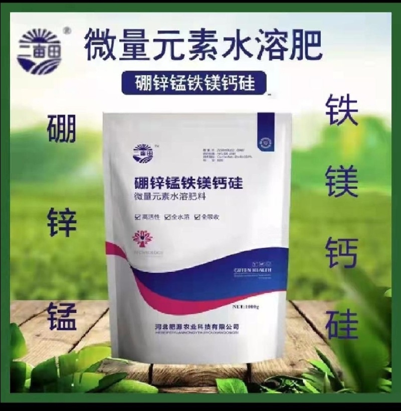 微量元素水溶肥硼锌锰铁镁钙硅