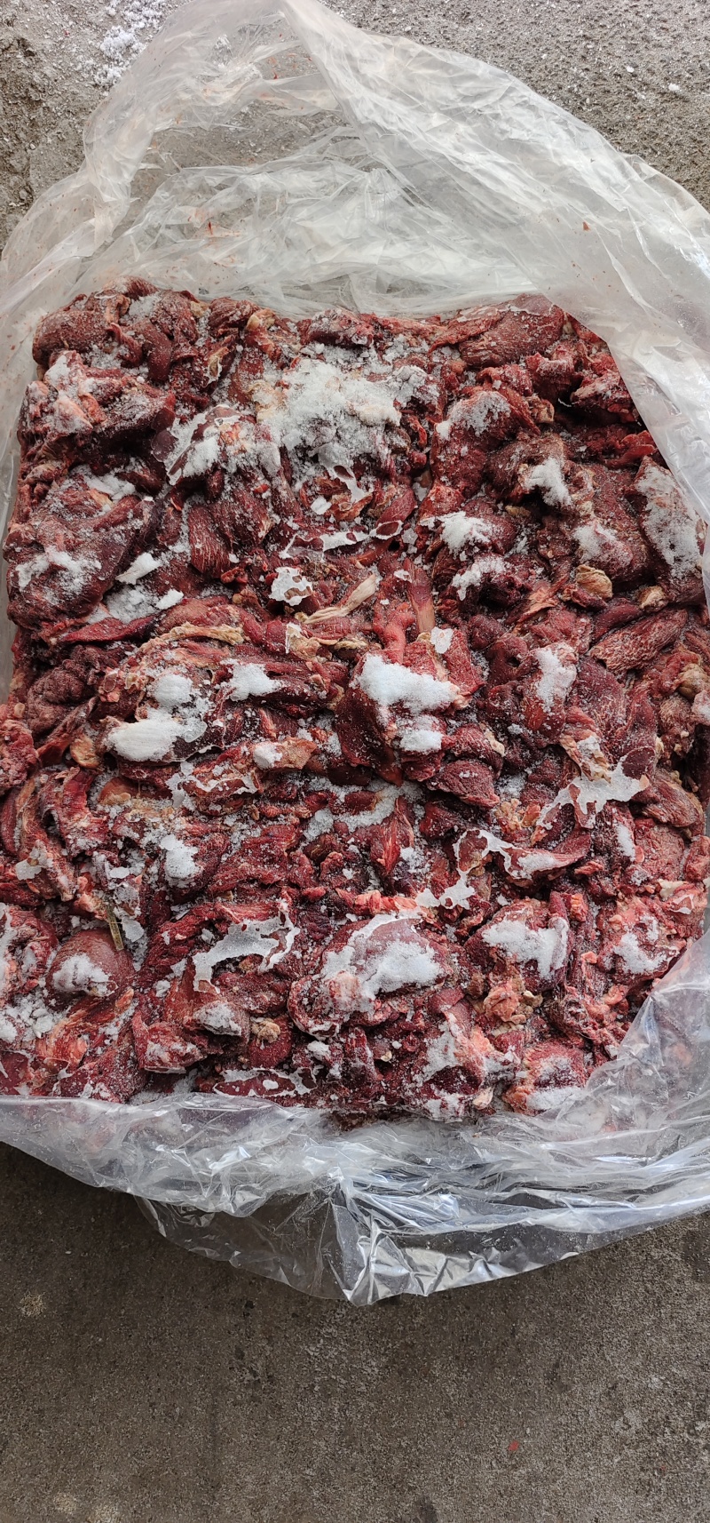 【牛头碎肉】冻牛头缓化剔下来的碎肉！鲜干冻品！炖卤烧均可