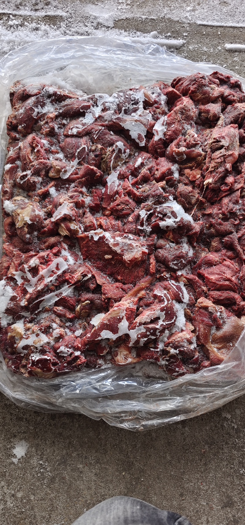 【牛头碎肉】冻牛头缓化剔下来的碎肉！鲜干冻品！炖卤烧均可