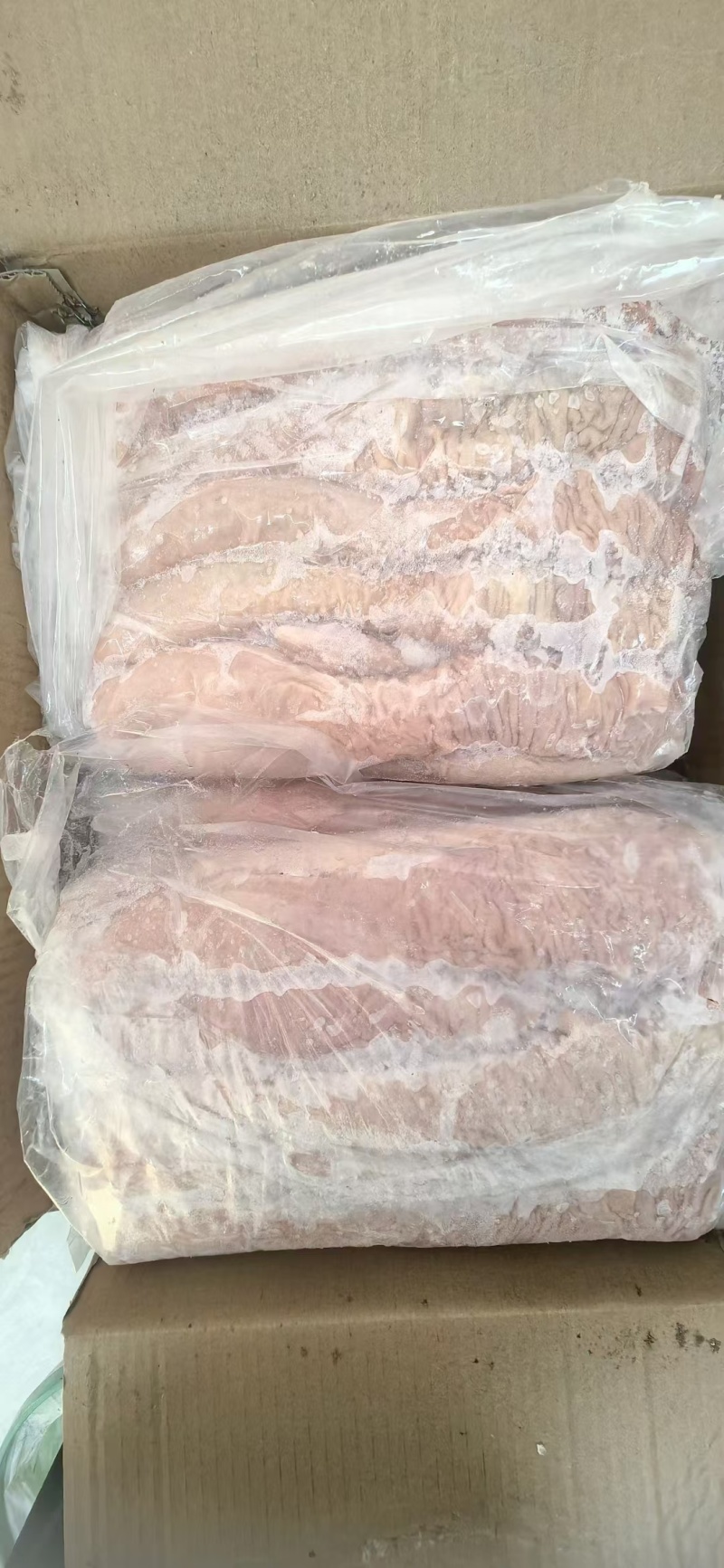 山东临沂新鲜猪大肠头精选猪副产品直供批发