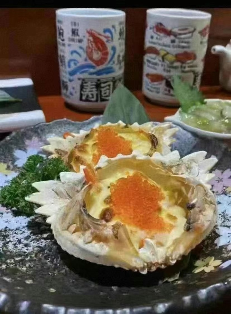 芝士蟹宝芝士焗蟹宝日料食材海鲜自助食材蟹肉加热即食小吃