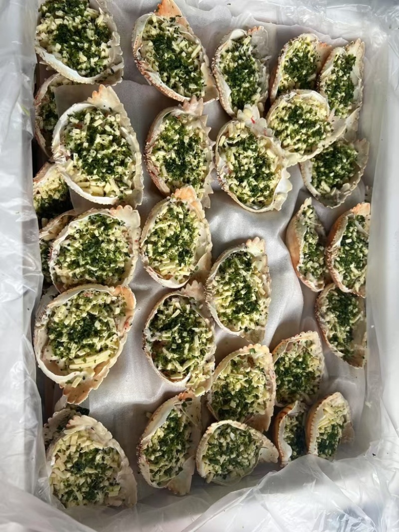 芝士蟹宝芝士焗蟹宝日料食材海鲜自助食材蟹肉加热即食小吃