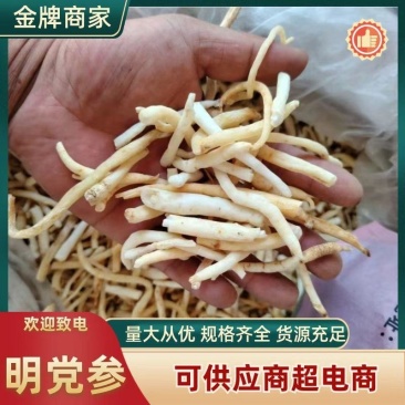 无硫的川明参干货，保质保量支持快递物流，不满意可退货退款