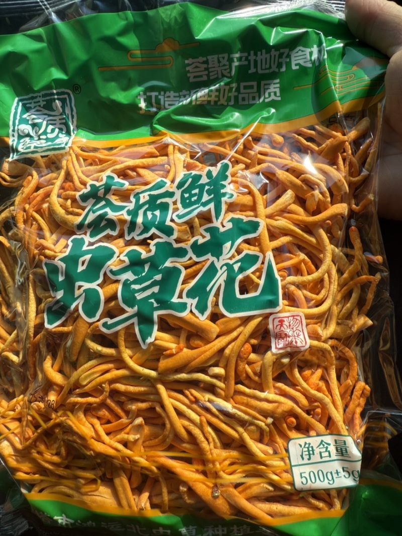 500克鲜虫草花