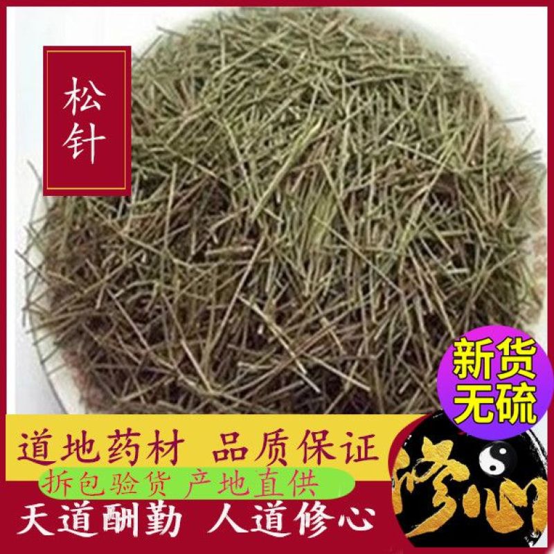 包邮）松针特级中药材500克g散装纯干全松茶食用马尾松针
