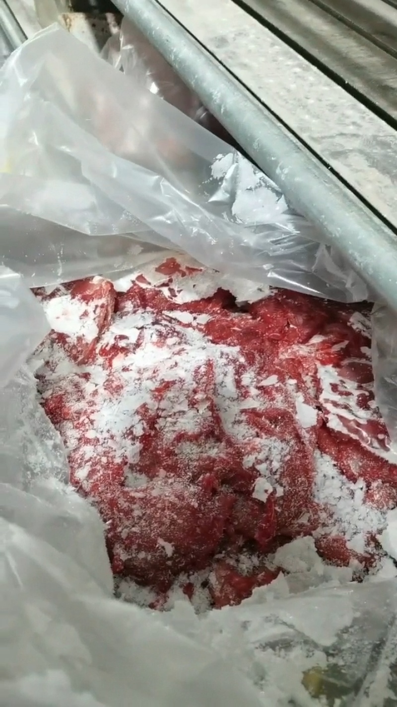 鲜牛肉速冻无水，无杂，出成高