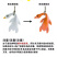 车载变色烤鸭挂件紫外线感温变色钥匙扣车内装饰品摆件创意挂
