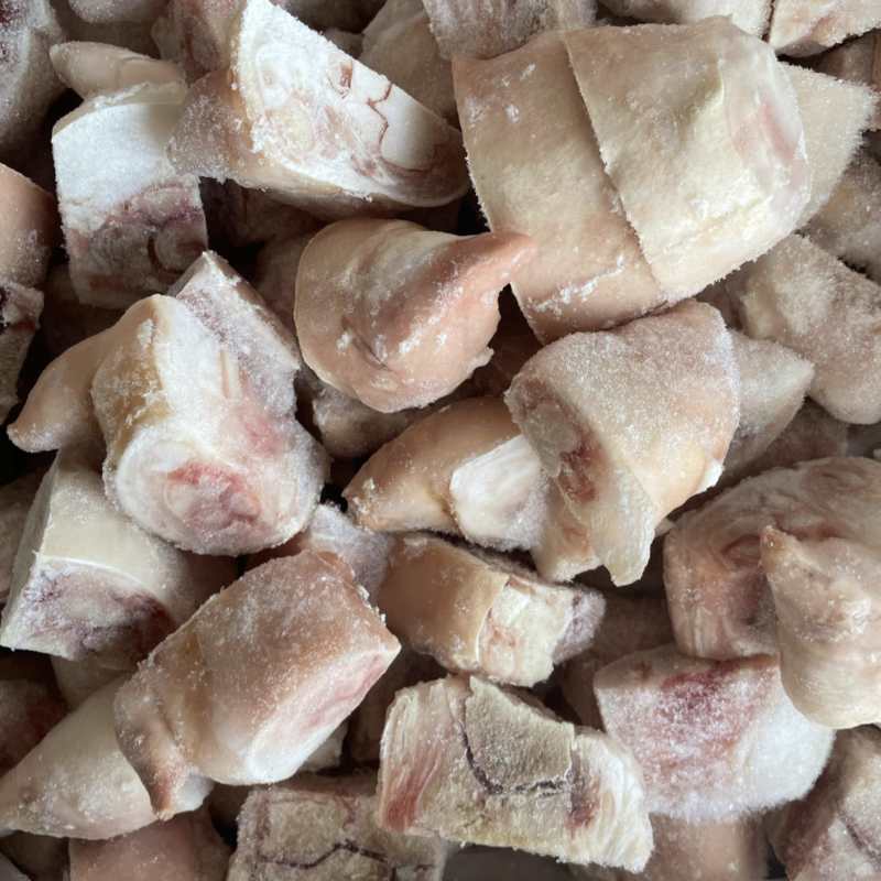 全蹄切块猪蹄块质量好价格不贵整体分割切块
