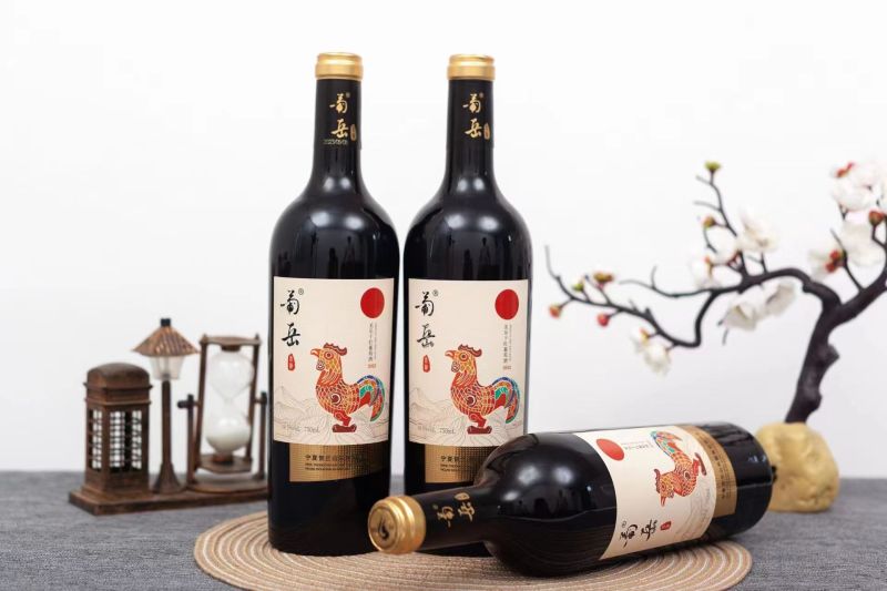 宁夏贺兰山葡萄酒葡萄品种单一美乐葡岳品牌酒精度14.5度