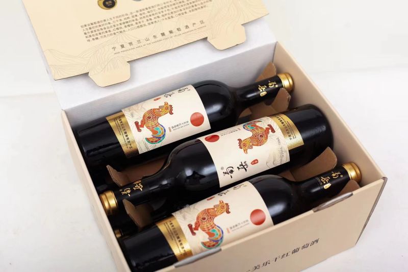 宁夏贺兰山葡萄酒葡萄品种单一美乐葡岳品牌酒精度14.5度