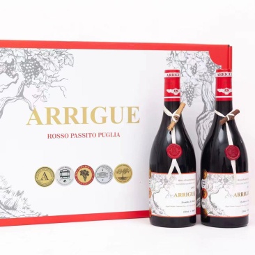 真原瓶意大利原瓶进口葡萄酒风干型17.5度高酒精度
