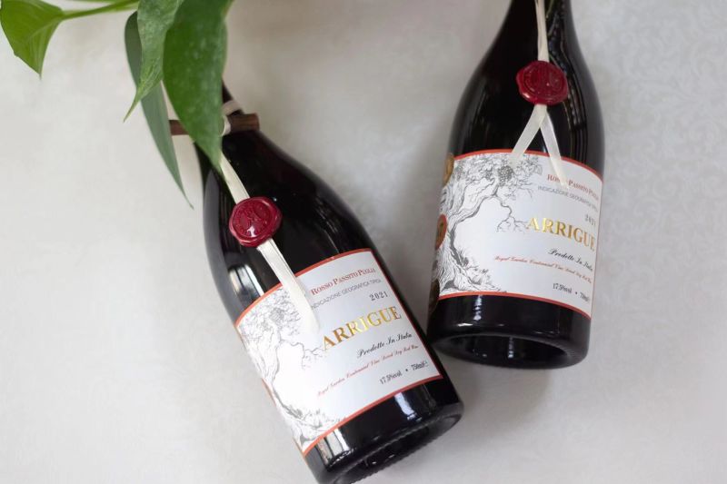 真原瓶意大利原瓶进口葡萄酒风干型17.5度高酒精度