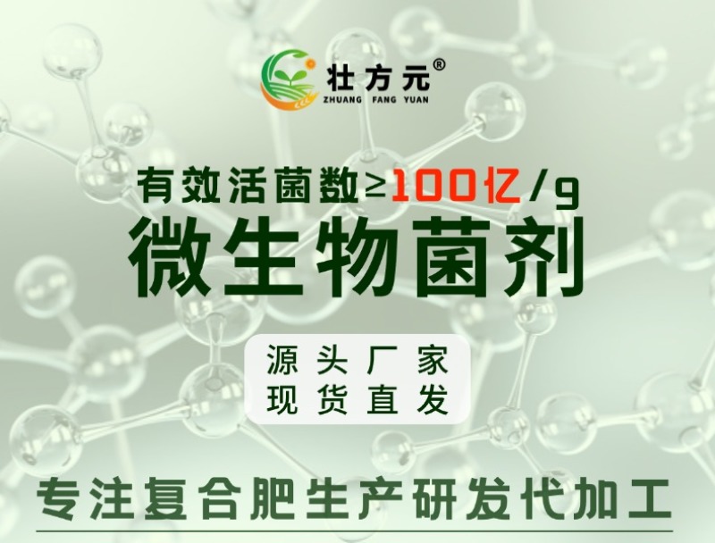 壮方元枯草芽孢杆菌100亿微生物菌剂功能水溶肥料厂家批发