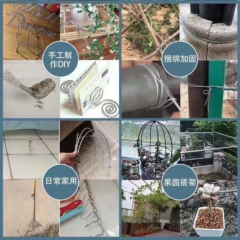 镀锌铁丝线防锈建筑工地81012141618号搭大棚