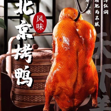 烤鸭胚色香味俱全正宗北京烤鸭厂家直半成品烤鸭胚挂炉直接烤