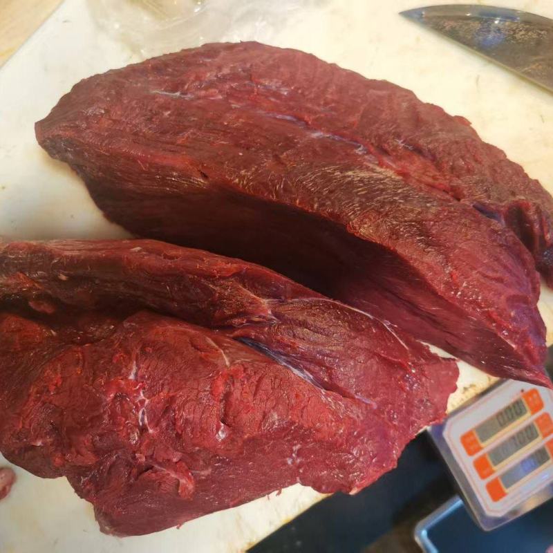 精修腿子肉可以直接供应超市，学校，饭店，火锅，牛肉面