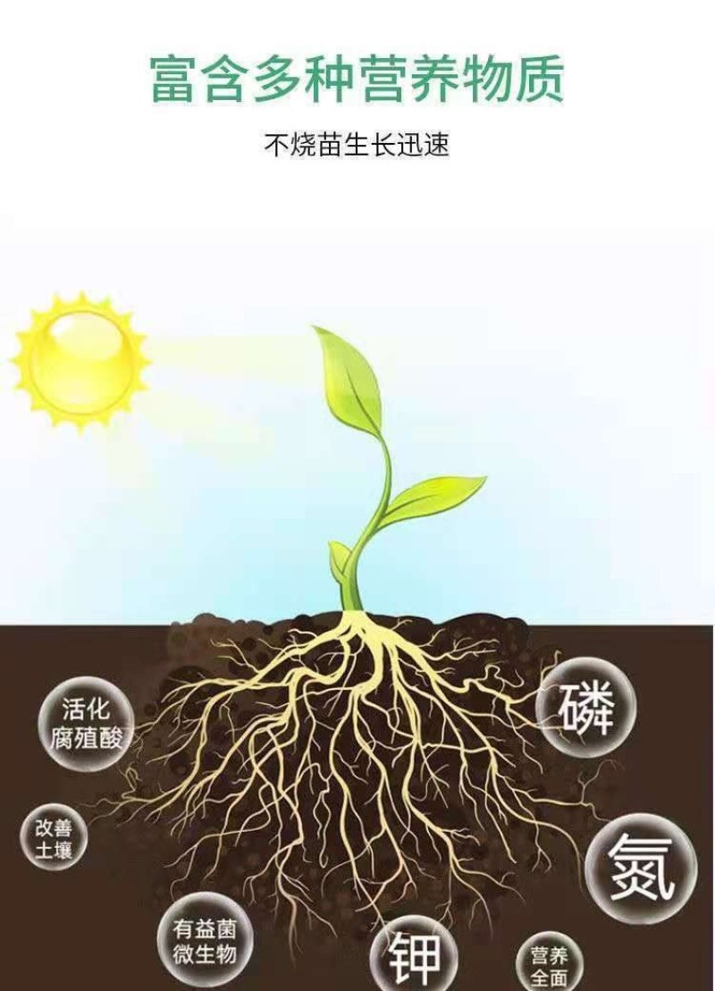 黄腐酸钾微生物菌剂10亿活菌生根快抗病毒，抗重茬厂家直销
