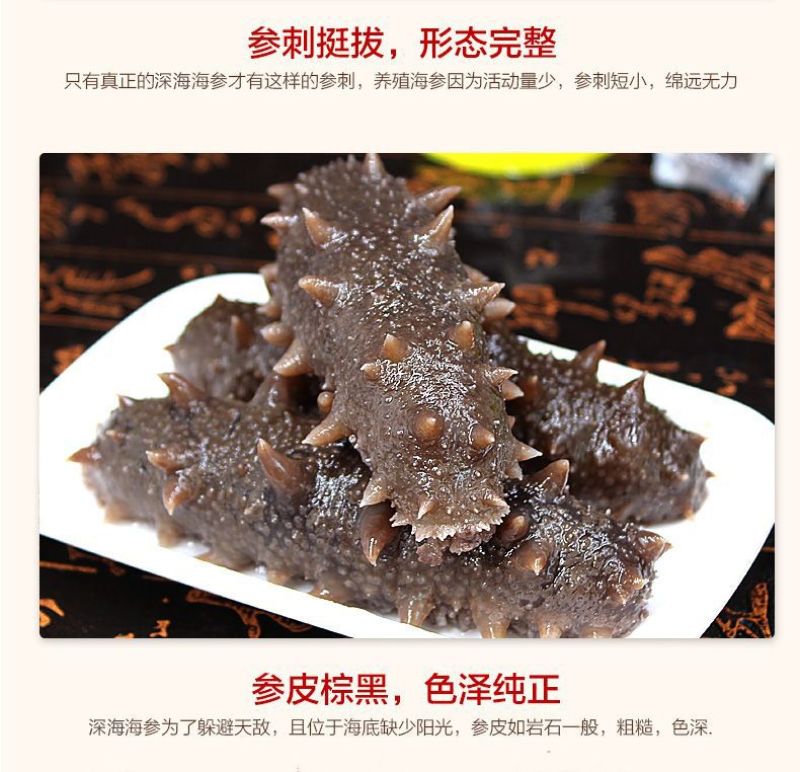 包邮）海参即食大连海参即食刺参海参独立包装辽参新鲜海参