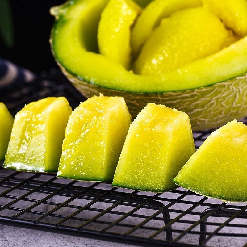 小蜜25哈密瓜晓蜜25哈密瓜河北衡水甜哈密瓜量大从优