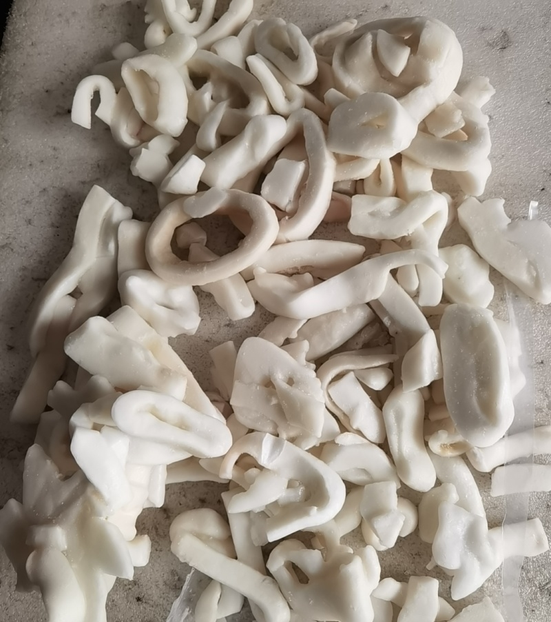 无冰衣单冻秘鲁鱿鱼边角料
