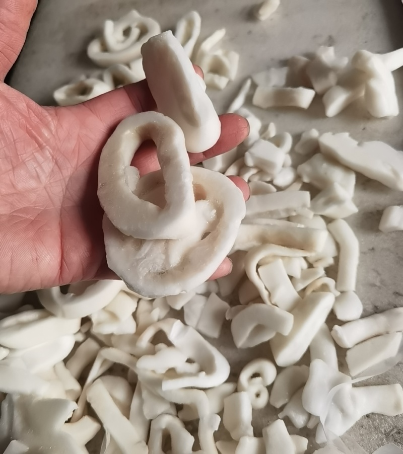 无冰衣单冻秘鲁鱿鱼边角料