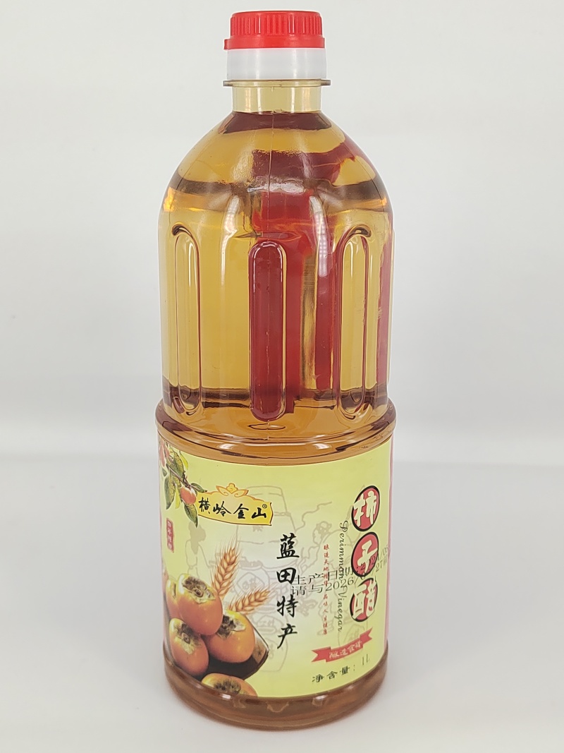 陕西蓝田特产横岭金山柿子醋厂家直发手工醋果醋调味品批发做