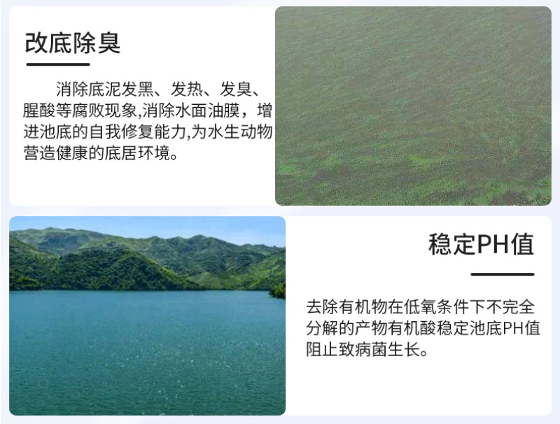 豫渔底水安改底片水产养殖鱼虾蟹过硫酸氢钾复合盐片底改净水
