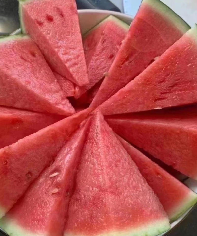 精品麒麟西瓜夏邑美都西瓜货源充足量大从优质量保证